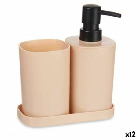 Dušas Komplekts Berilo B8108-S3-BEIGE Melns Bēšs polipropilēns (12 gb.)