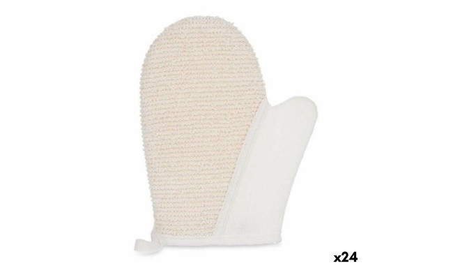 Bath Mitten White Beige (24 Units)