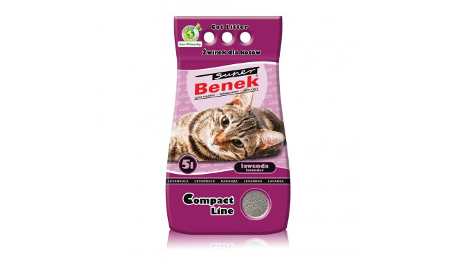 Certech Super Benek Compact Lavender - Cat Litter Clumping 5 l