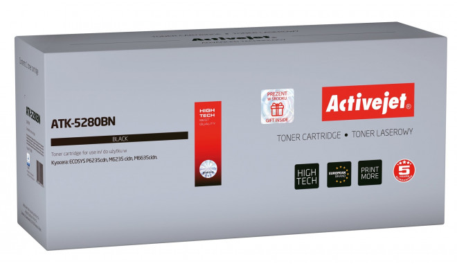 Activejet ATK-5280BN tooner (asendus Kyocera TK-5280K; Supreme; 13000 lehte; must)