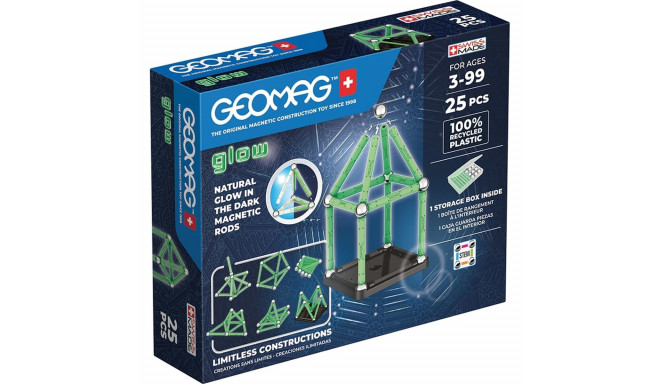 Playset Geomag Glow Recycled 25 Pieces