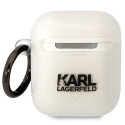 Karl Lagerfeld etui for Airpods 1 / 2 KLA2HNCHTCT transparent Ikonik Choupette