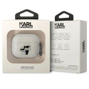 Karl Lagerfeld etui for Airpods 3 KLA3HNKCTGT transparent Gliter Karl&Choupette