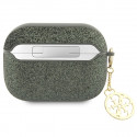 Guess case for AirPods Pro 2 GUAP2GLGSHA khaki PU Glitter Flake 4G