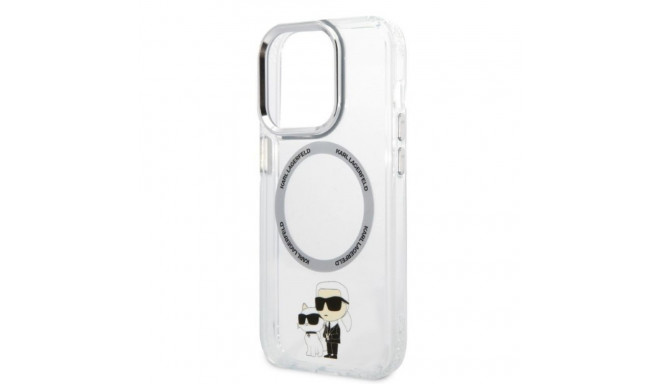 Karl Lagerfeld case for iPhone 14 Plus 6,7" KLHMP14MHNKCIT transparent hardcase Magsafe IML NFT Karl