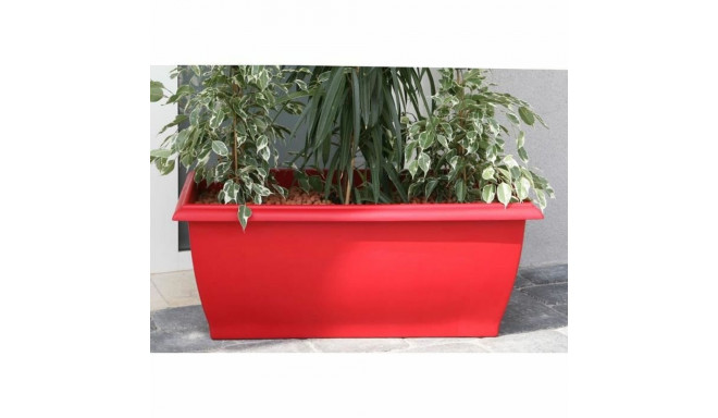 Plant pot Riviera Red Plastic Rectangular 80 x 40 cm 80 x 40 x 32 cm