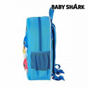 3D-Laste seljakott Baby Shark M890 Helesinine 27 x 32 x 10 cm