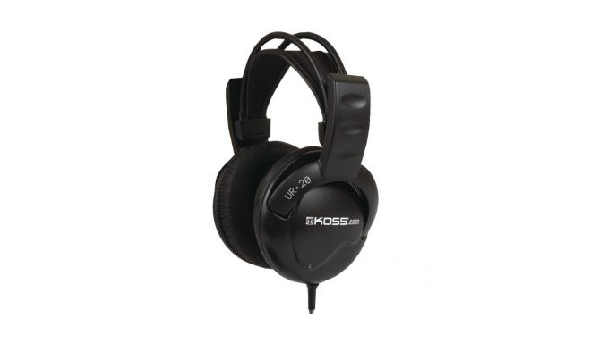 Koss Headphones DJ Style UR20 Wired, On-Ear, 3.5 mm, Noise canceling, Black