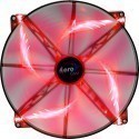 PC case fan AeroCool Silent Master, Red LED, 200mm, 18dBA, Sleeve bearing