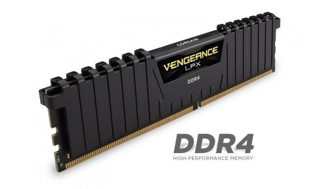 Corsair RAM Vengeance LPX DDR4 16GB (4x4GB) 2133MHz CL13 1.2V XMP 2.0 Black