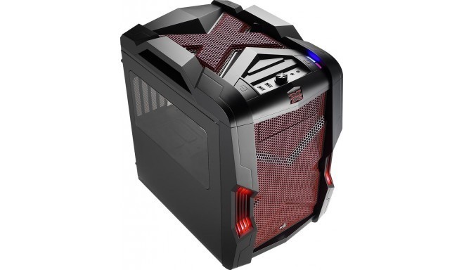 PC case AeroCool Micro-ATX STRIKE-X CUBE RED, USB3