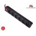 Maclean MCE61 Power Strip 6-outlet with switch 1,4m