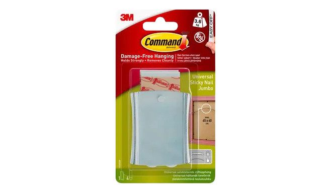 3M pildiriputuskonks Command Jumbo 3,6kg, hall