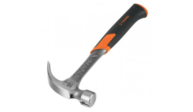 Carpenters hammer, forged, non-slip grip 450g Truper®