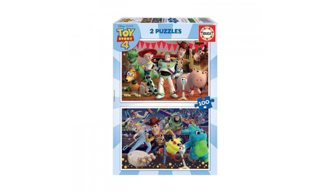 2-Puzzle Set   Toy Story Ready to play         100 Pieces 40 x 28 cm