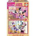 Набор из 2 пазлов   Minnie Mouse Me Time         25 Предметы 26 x 18 cm  