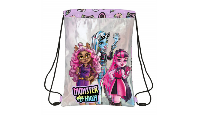 Mugursoma ar lencēm Monster High Best boos Ceriņš