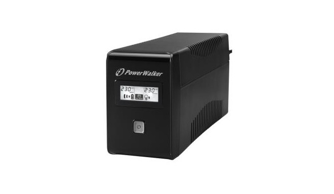 PowerWalker UPS Line-Interactive 850VA 2x SCHUKO, RJ11, USB, LCD
