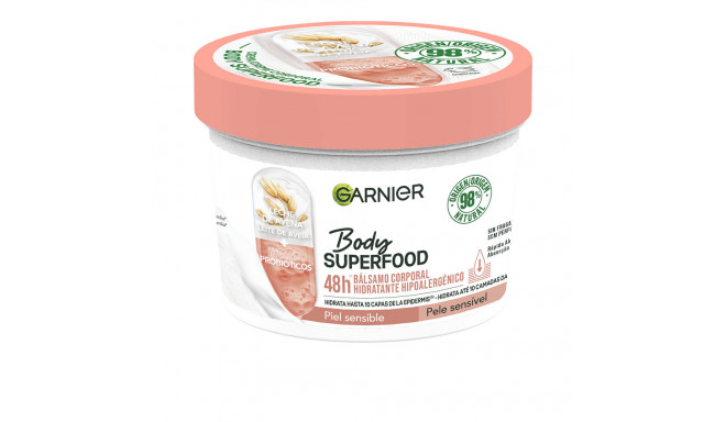 GARNIER BODY SUPERFOOD bálsamo corporal hidratante hipoalergénico 380 ml