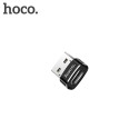 Hoco UA6 OTG USB Male to Type C Female Adapter black