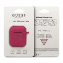 Guess GUACCSILGLFU silikoonist ümbris Apple Airpodidele 1 | 2 Roosa