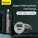 Autolaadija Baseus CCYS-C01 USB-C | USB | 3A | 30W | Quick Charge 3.0 must