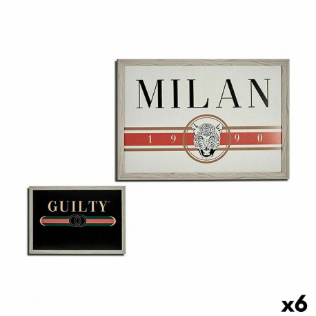 Maal GUILTY MILAN Puitlaastplaat 46 x 2 x 66 cm (6 Ühikut)