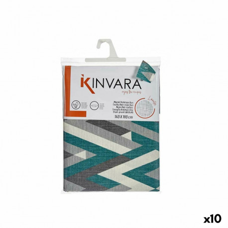 galdauts Kinvara ZIGI-21469-VERDE Zaļš Plāns audums 140 x 180 cm Pret nogulsnēm Strīpas (10 gb.)