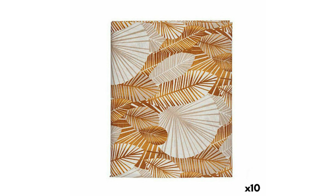 Stain-proof tablecloth Kinvara ANCARA-21520-ORO ANCARA-21520-ORO Brown Golden Thin canvas Anti-stain