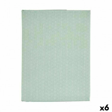 Скатерть Kinvara ESTRELLA-M Светло-зеленый парусина 140 x 180 cm Против пятен Звезда (6 штук)