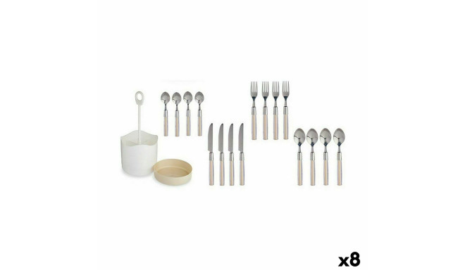 Cutlery Set Kinvara HQ223H10 Beige Stainless steel (8 Units)