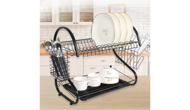 Black drying rack 43 cm MR-1025-43 Maestro