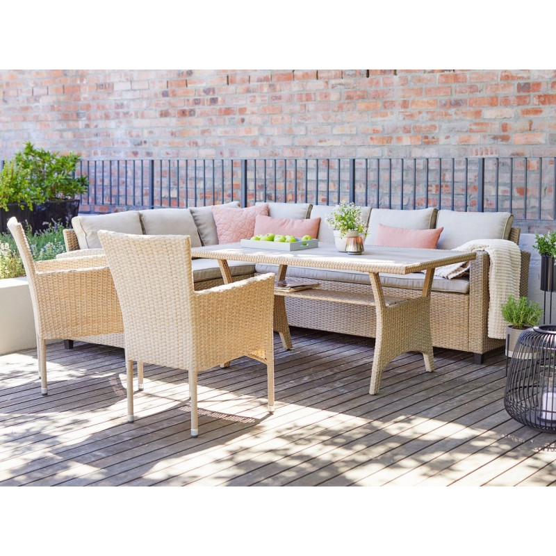Jysk outdoor furniture set (sofa table) ULLEHUSE natural