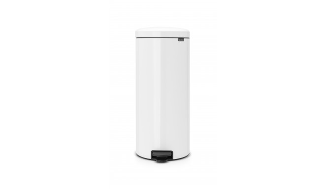 Prügikast 30L, Brabantia, Newlcon pedaaliga, K-67,9cm,L-29,3xS-38cm/ White, valge