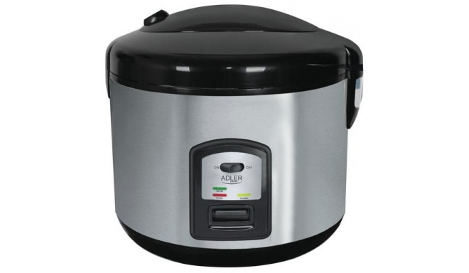 Adler AD 6406 rice cooker 1000 W Black, Stainless steel