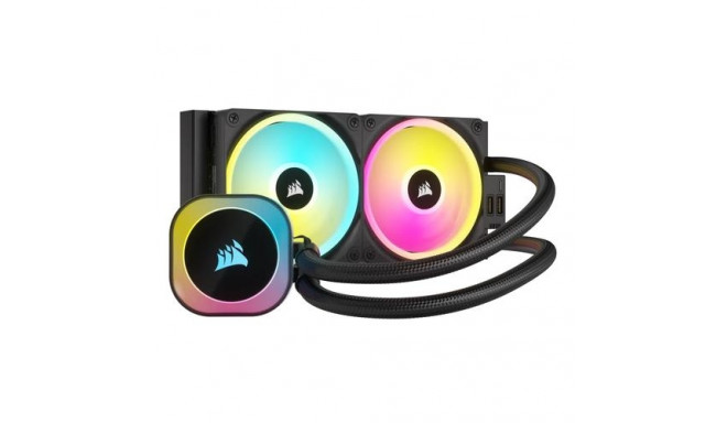 Corsair H100I Processor Liquid cooling kit 12 cm Black