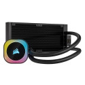 Corsair H100I Processor Liquid сooling kit 12 cm Black