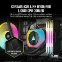 Corsair H100I Processor Liquid сooling kit 12 cm Black