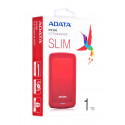 Adata external HDD 1TB HV300, red