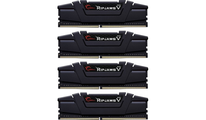 G.Skill RAM DDR4 64GB 3600 CL 14 Ripjaws V Quad Kit GSK F4-3600C14Q-64GVKA