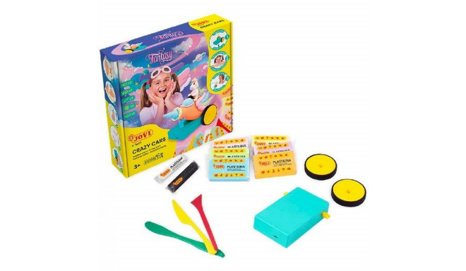 Plastiliinimäng Jovi Crazy Cars Fantasy Mitmevärviline (1 Tükid, osad)