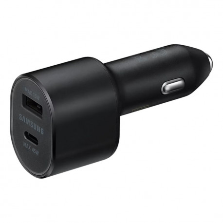 Autolaadija 60W Dual (adapter USB-C 45W + USB 15W, USB-C USB-C kaabel 1m), Super Fast Charging 2