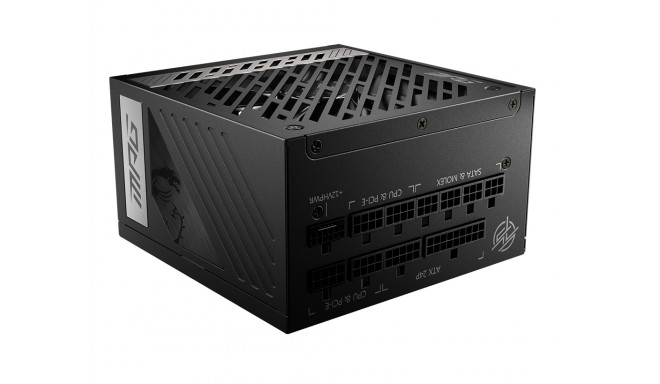 Power Supply|MSI|1000 Watts|Efficiency 80 PLUS GOLD|PFC Active|MPGA1000GPCIE5