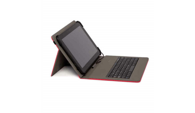 Case for Tablet and Keyboard Nilox NXFU002 10.5" Red