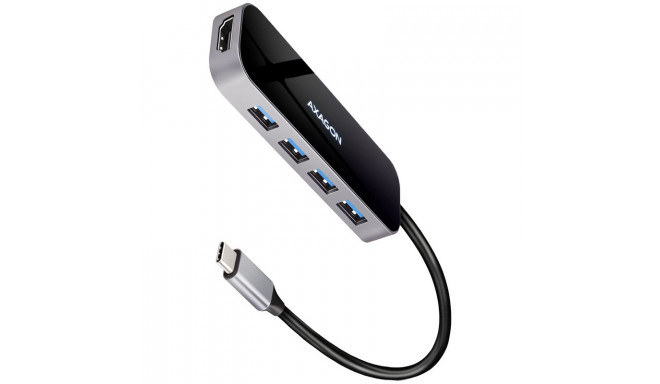 Axagon Multi port USB 3.2 Gen 1 hub. HDMI, four USB-A outputs and Power Delivery. Kabel USB-C 20cm.