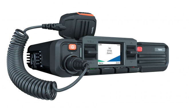 Hytera HM685L V1 mobile radio 136-174 MHz, low power, DMR Tier II & analogue