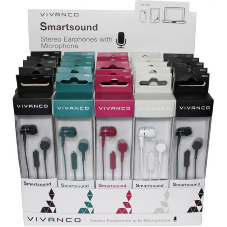 Vivanco kõrvaklapid + mikrofon Smartsound 4 (38899) (avatud pakend)
