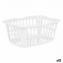 Korv Valge polüpropüleen 50 L 58 x 24 x 42 cm (12 Ühikut)