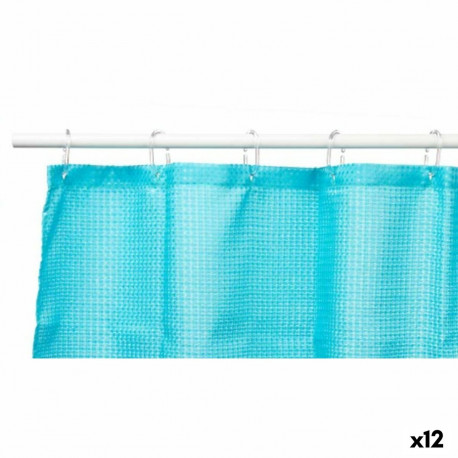 Duššikardin Berilo SC-POLY-UD1-BLUE SC-POLY-UD1-BLUE Sinine Polüester 180 x 180 cm 30 x 5 x 19 cm Pu