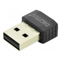 DIGITUS WLAN USB2.0 stick Realtek RTL8811AU 1T/1R 8,5x16,4x22 mm 2.4/5 GHz dual band WPS up to 433 M